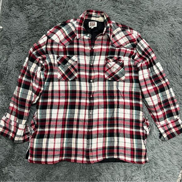 Ely Cattleman 1878 Vintage Plaid Flannel Size Large - Picture 1 of 8